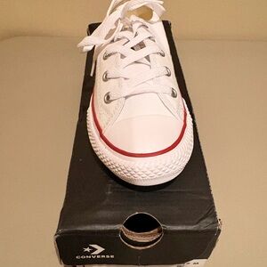 Converse Kids White and Red Sneakers NWB!